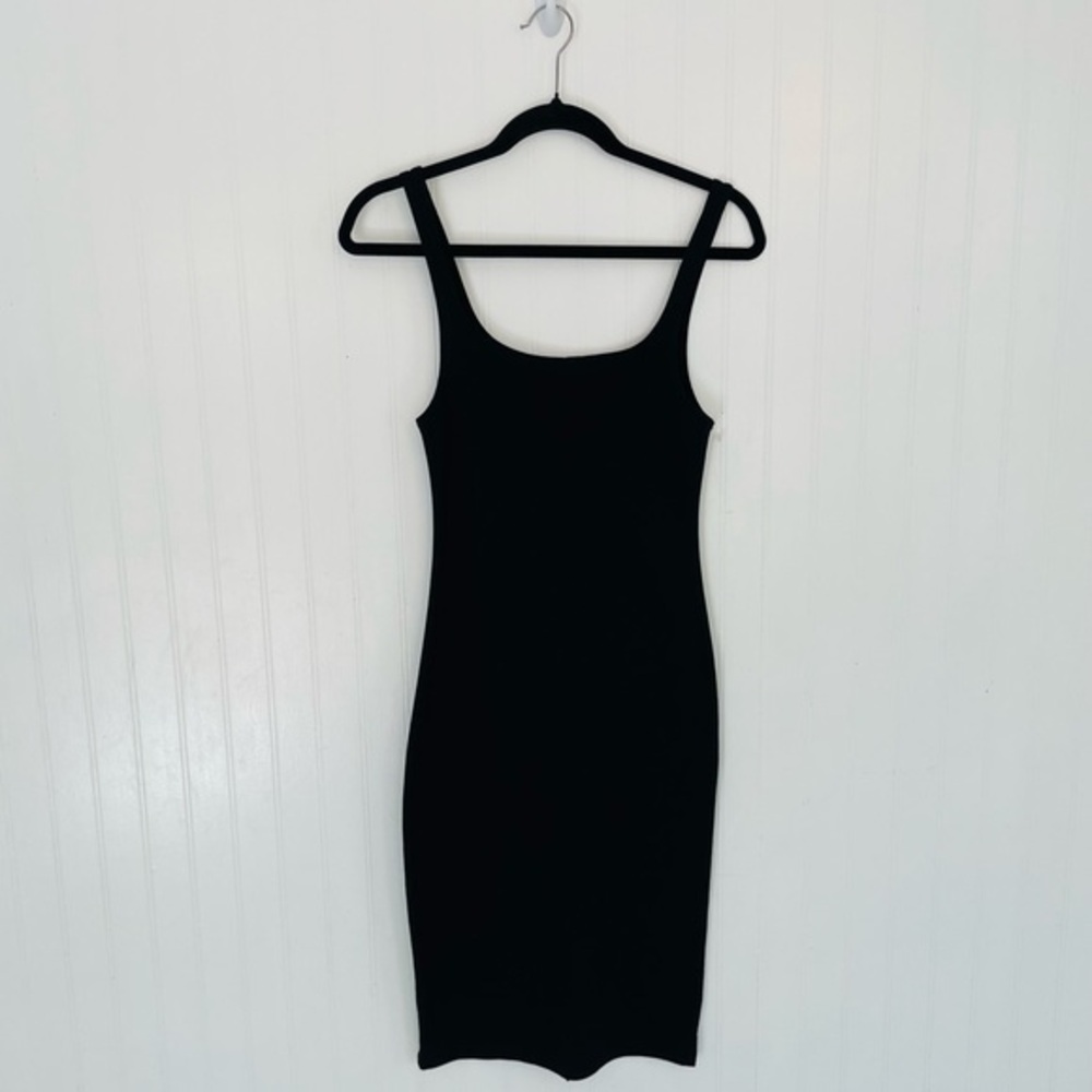 Zara Trafaluc Black Midi Dress - Medium